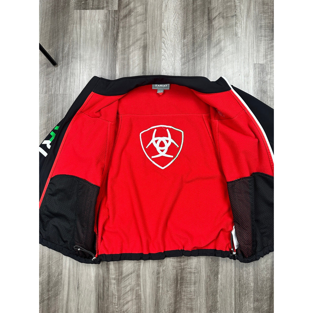 Ariat New Team Logo 2.0 Tek Softshell Mexico Water Resistant Jacket — Size XL // Preowned