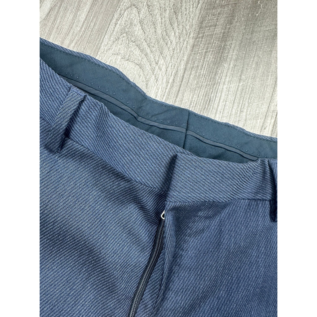 BOSS Hugo Boss Genius5 Slim Fit Wool Dress Pants in Open Blue, Navy — Size 34R