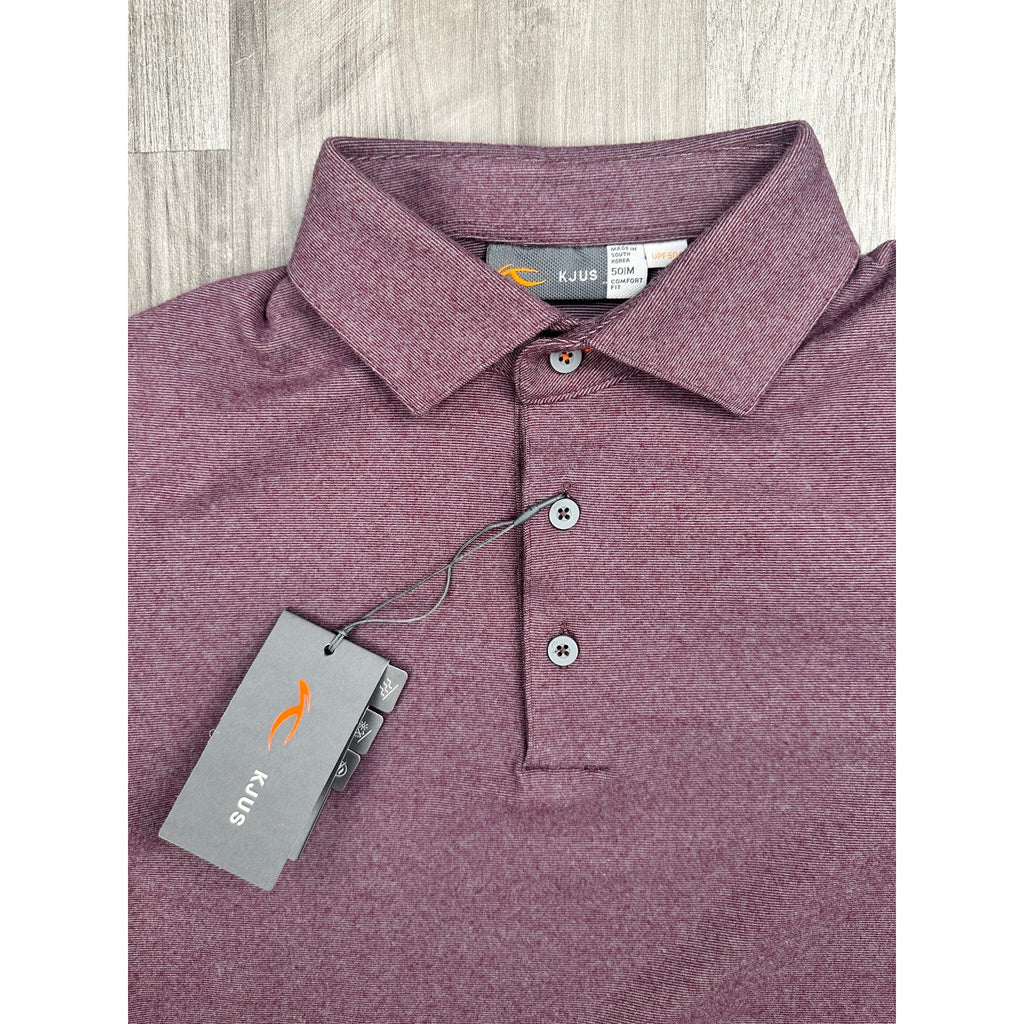 KJUS Scot Long Sleeve Golf Polo — Size 50 (Medium)