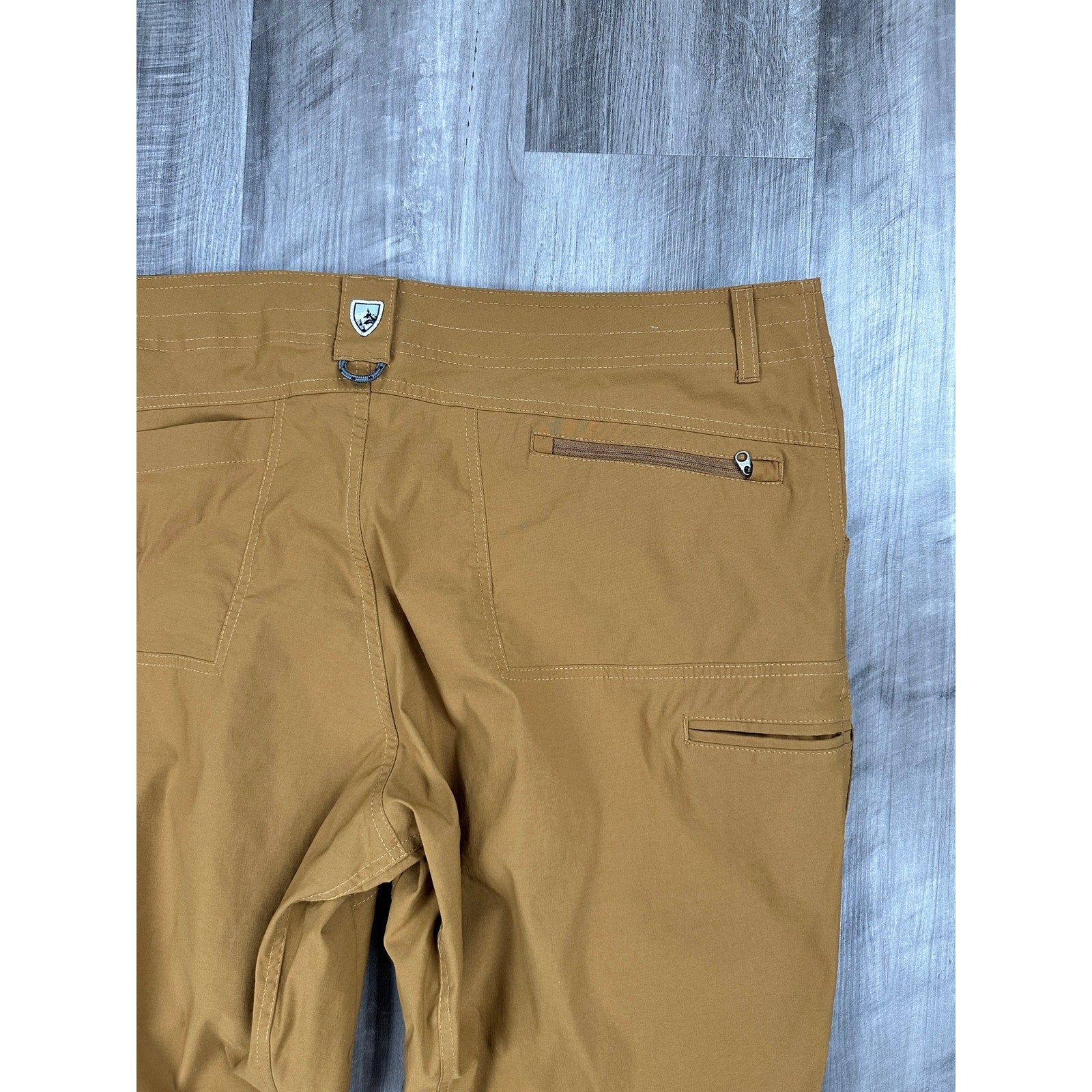 Kuhl Renegade Rock Performance Pants in Buckskin Orange Khaki — Size 42x32 // Preowned