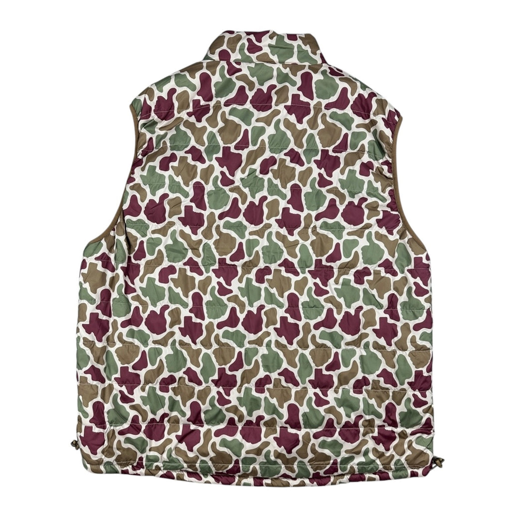 Texas A&M Aggies Amigo Provisions Camo Quilted Puffer Reversible Vest - 2XL