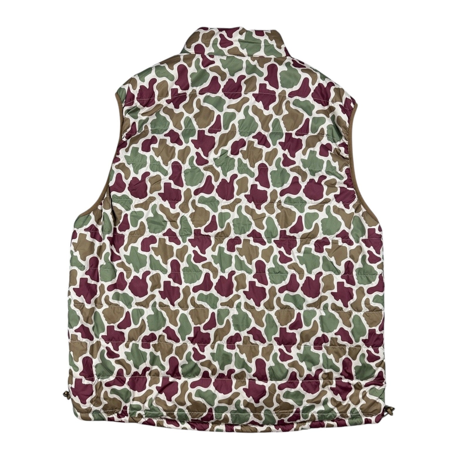 Texas A&M Aggies Amigo Provisions Camo Quilted Puffer Reversible Vest - 2XL