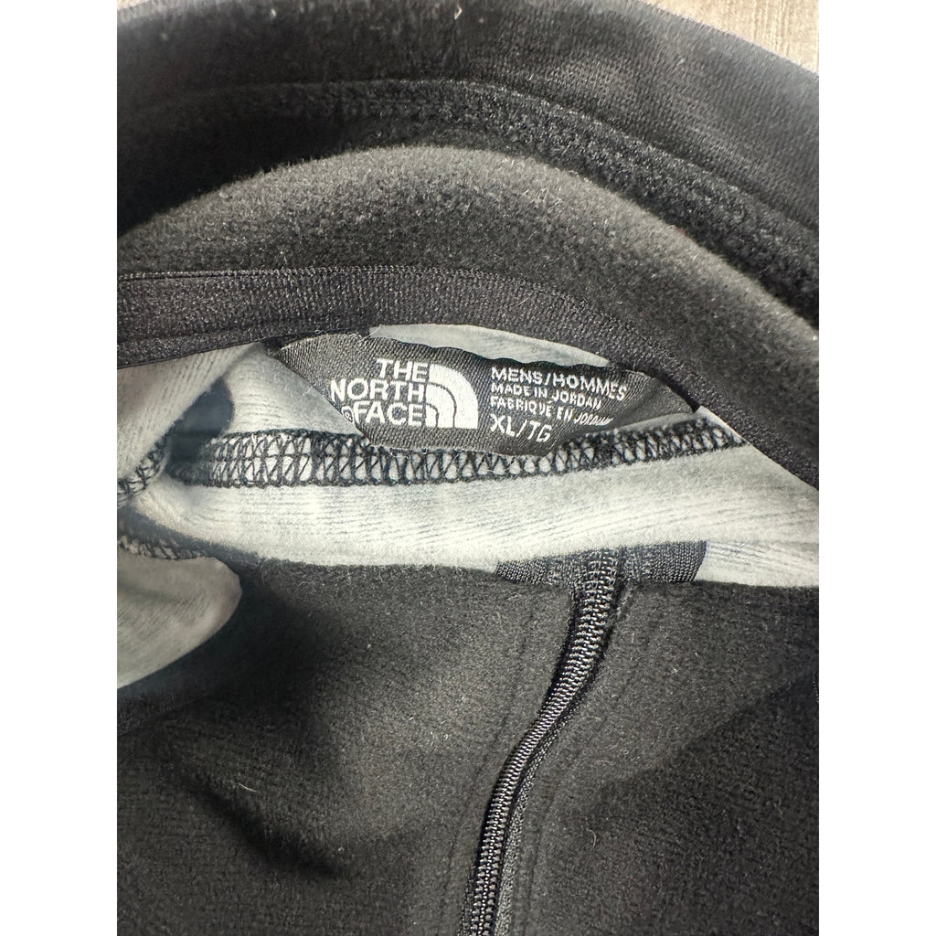 The North Face Activewear Quarter Zip Pullover in Black Gray and White — Size XL // Preowned