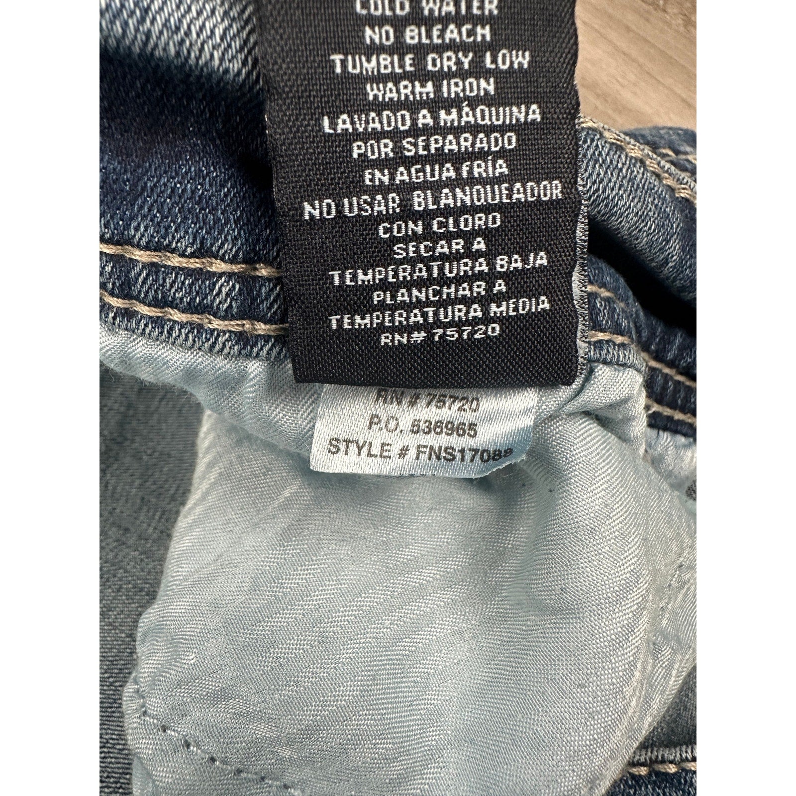 BKE Seth Straight Stretch Jean in Blue — Size 40x32