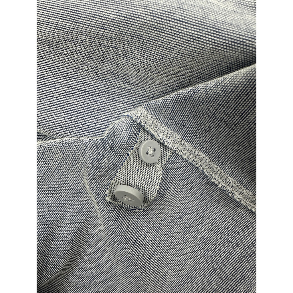 Lululemon Commission Long Sleeve Pocket Shirt in Light Gray — Size XL // Preowned