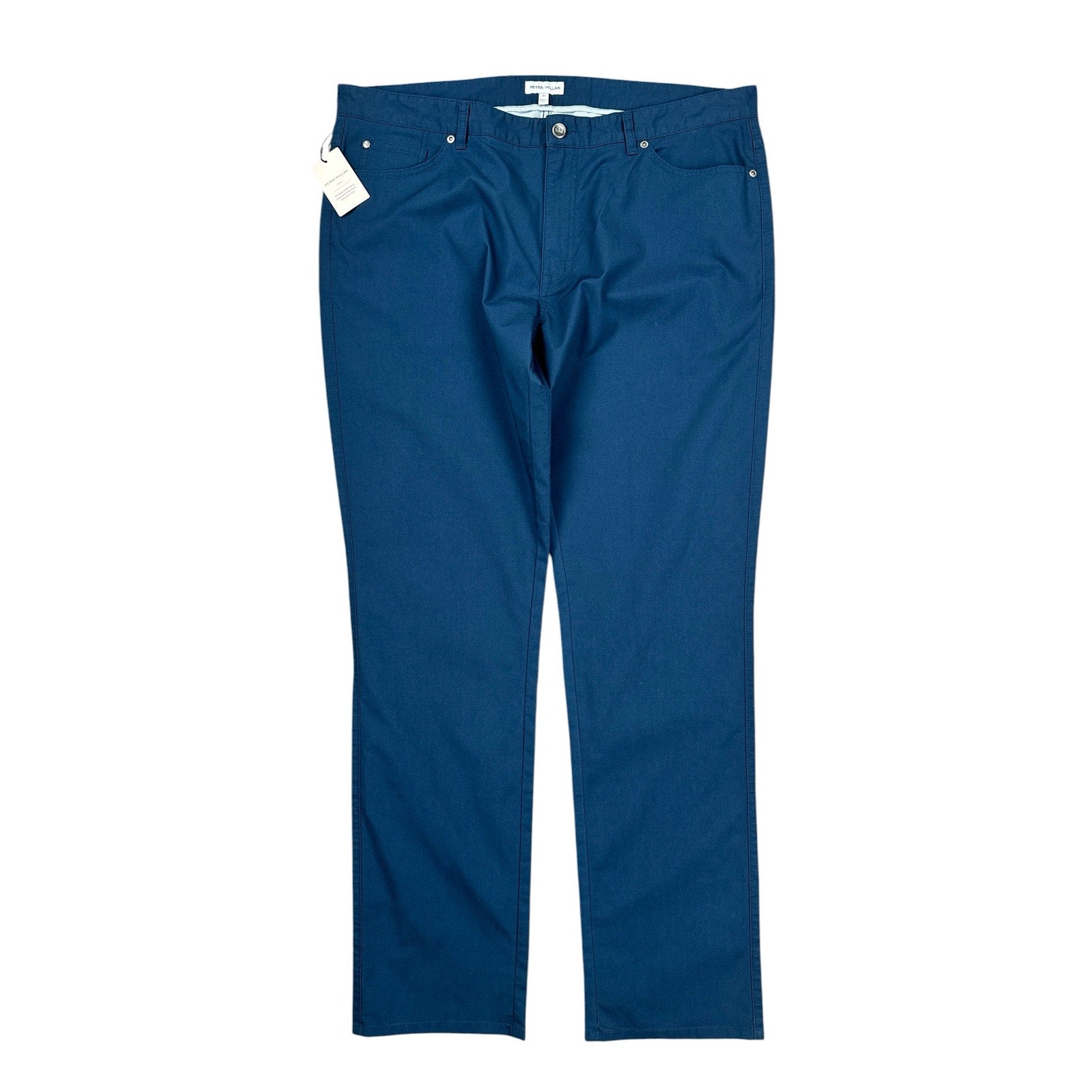 Peter Millar Crown Comfort Five-Pocket Pant in Navy — Size 40