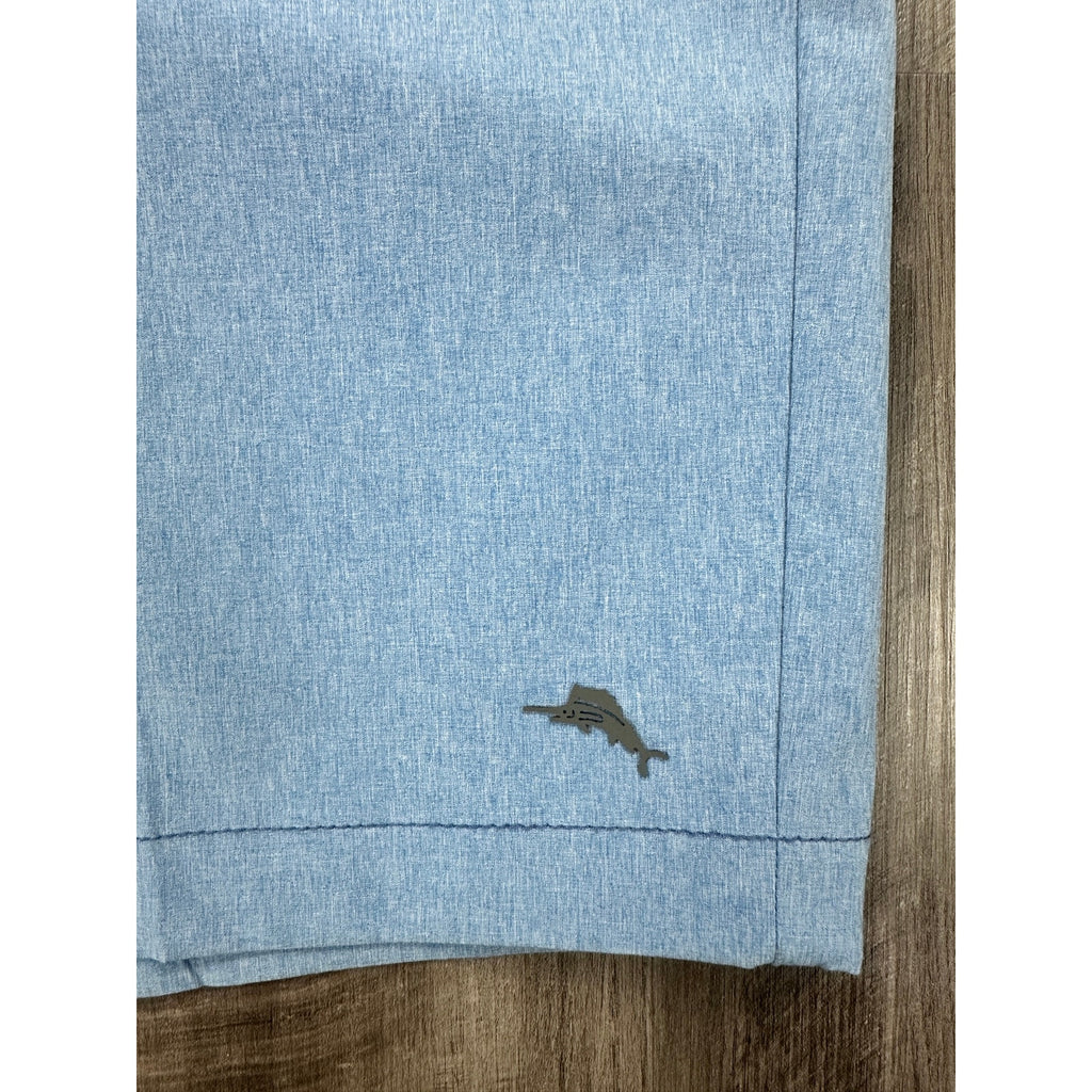 Tommy Bahama Boracay Shore Performance Shorts in Heather Blue — Size 40 // Preowned