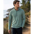 Lululemon Metal Vent Tech Half Zip Pullover in Heather Green — Size Large // Preowned