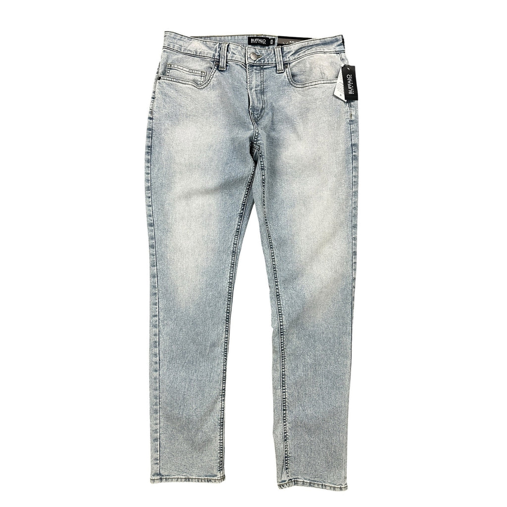 Buffalo David Bitton Ash Slim Fit Stretch Jean in Bleached and Blasted — Size 32x32