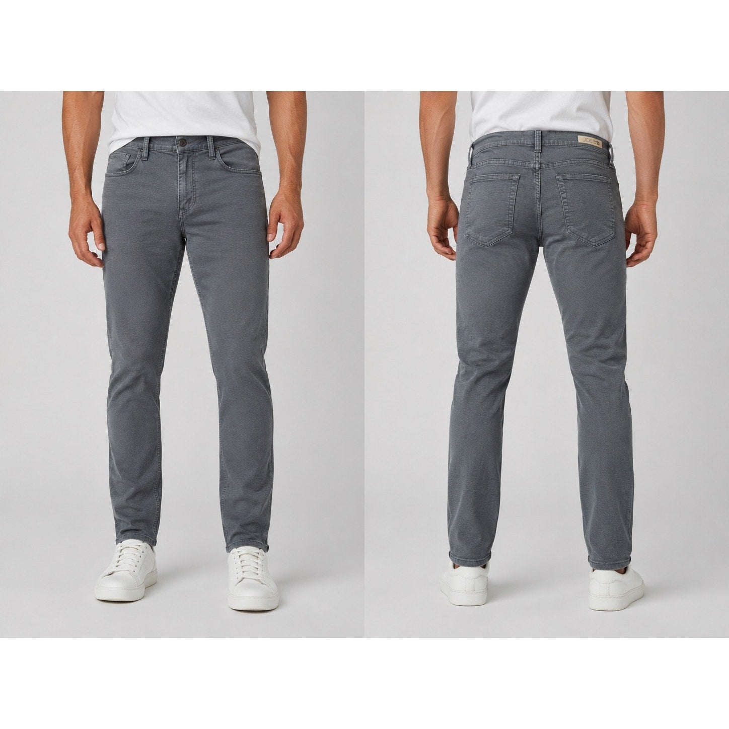 Joe's The Brixton Straight and Narrow Twill Denim Jeans in Castle Rock Gray — Size 31 // Preowned