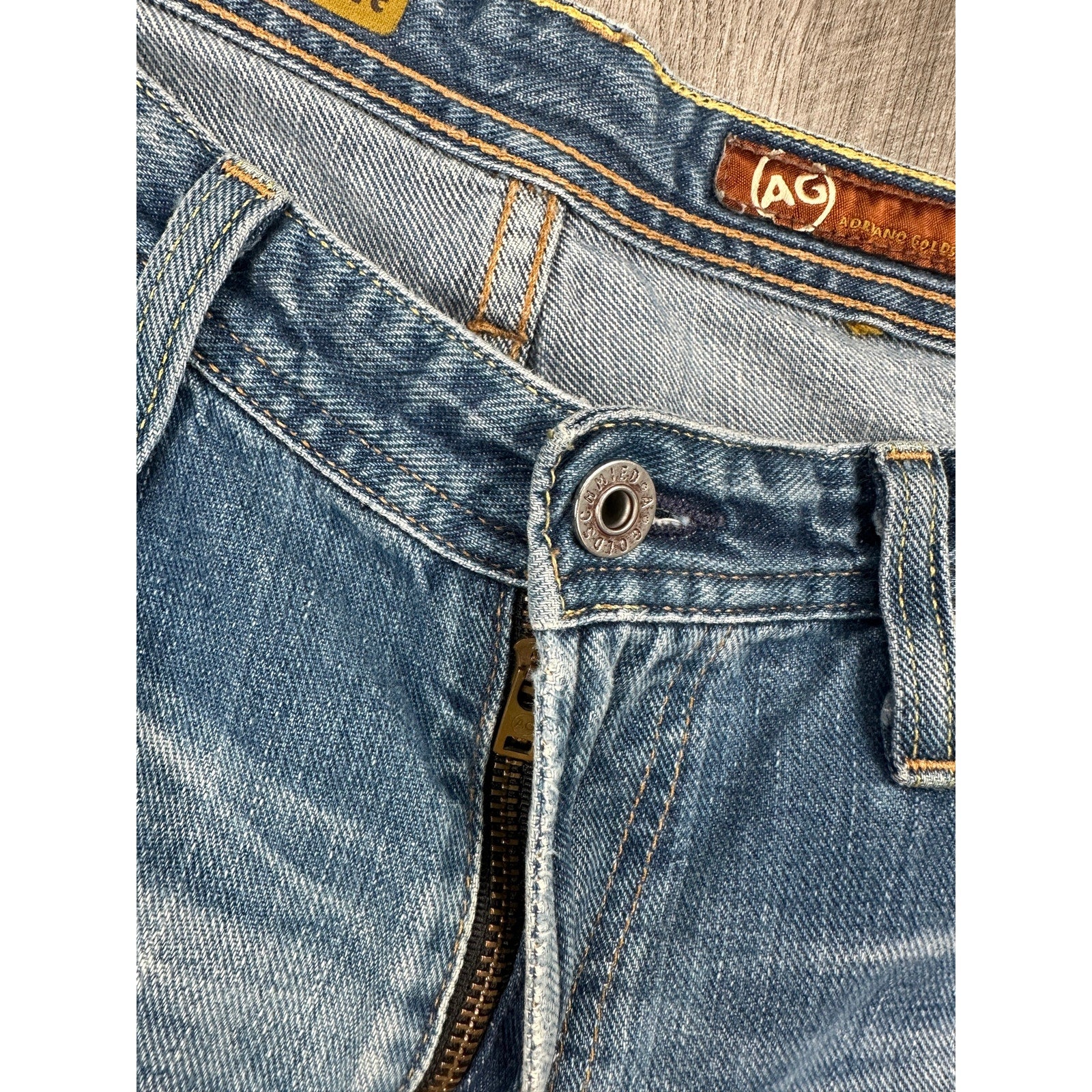 AG The Fillmore Made in USA Boot Cut Jeans Blue — Size 34