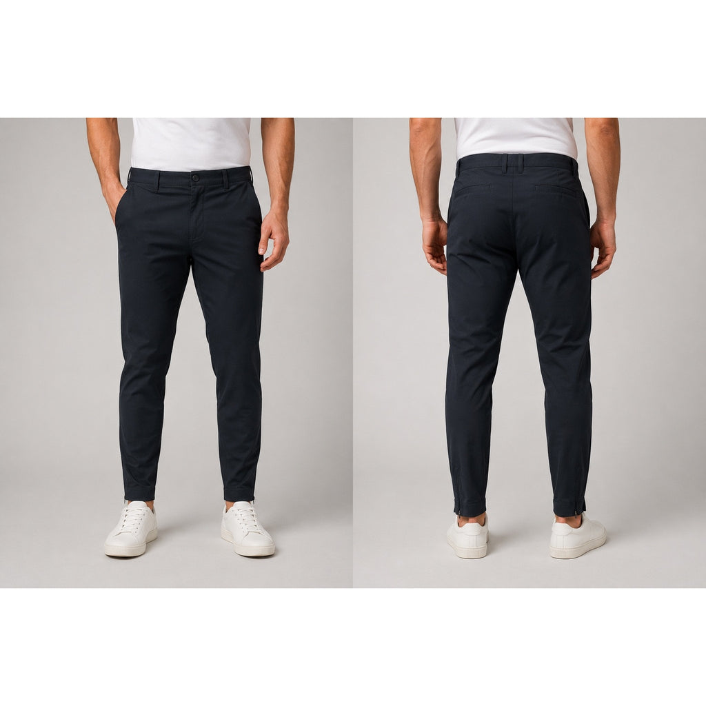Rhone Commuter Slim Fit Performance Pants in Black — Size 33 // Preowned