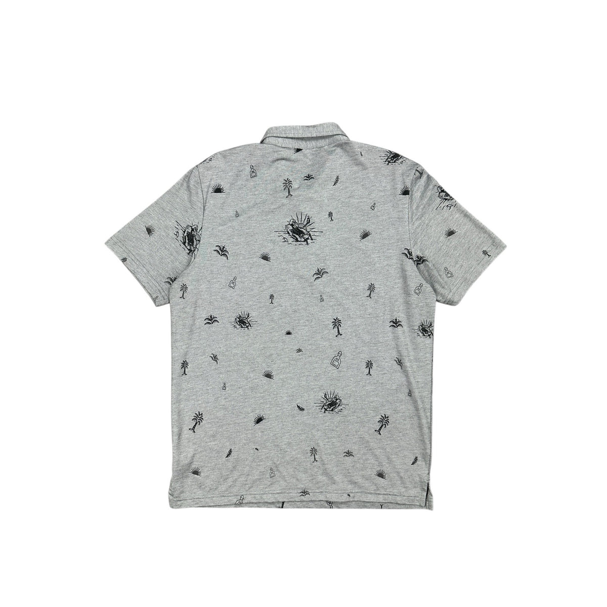 Travis Mathew Ice Breaker Skeleton Vacation Golf Polo — Size Large // Preowned