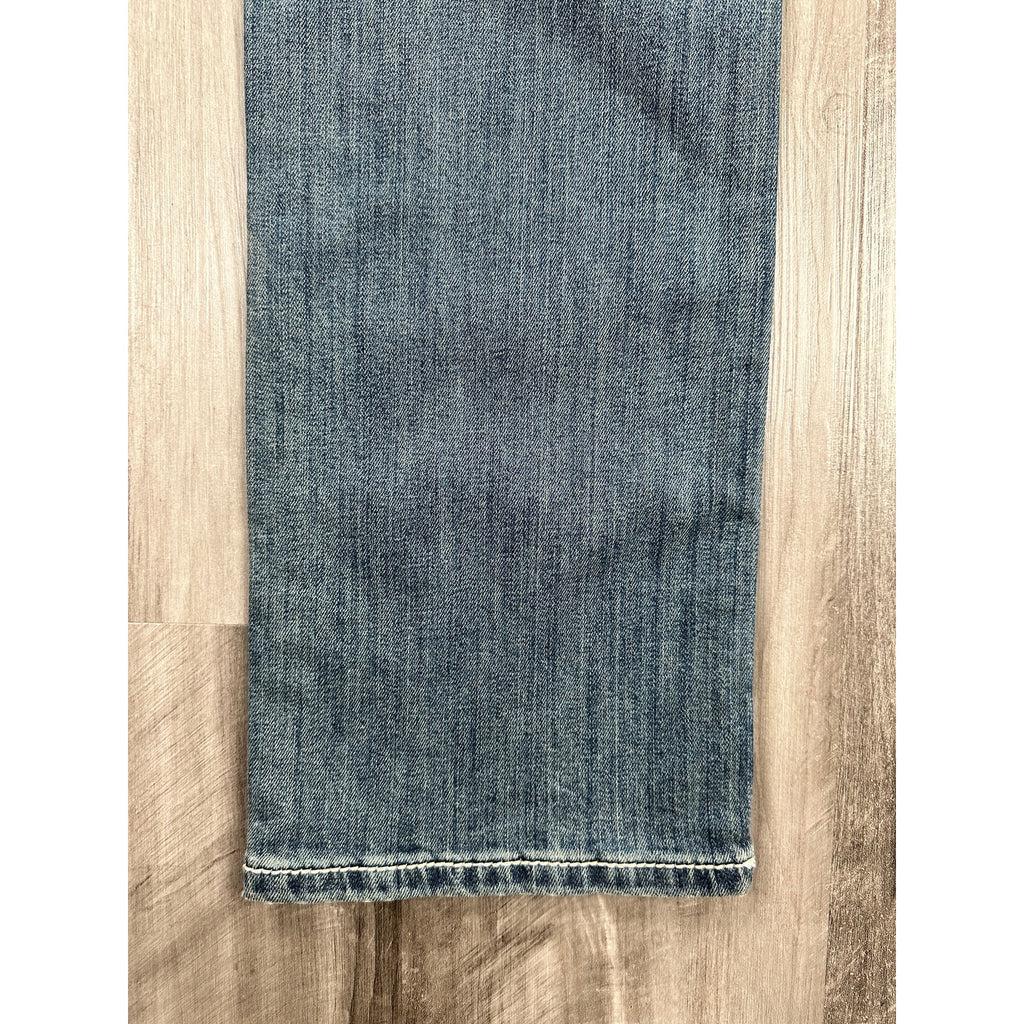 Rock & Roll Denim Revolver Slim Straight Leg Jean in Blue — Size 30x34 // Preowned