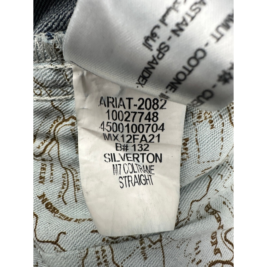Ariat M7 Rocker Stretch Coltrane Stackable Straight Leg Jean in Silverton — 30x34 // Preowned