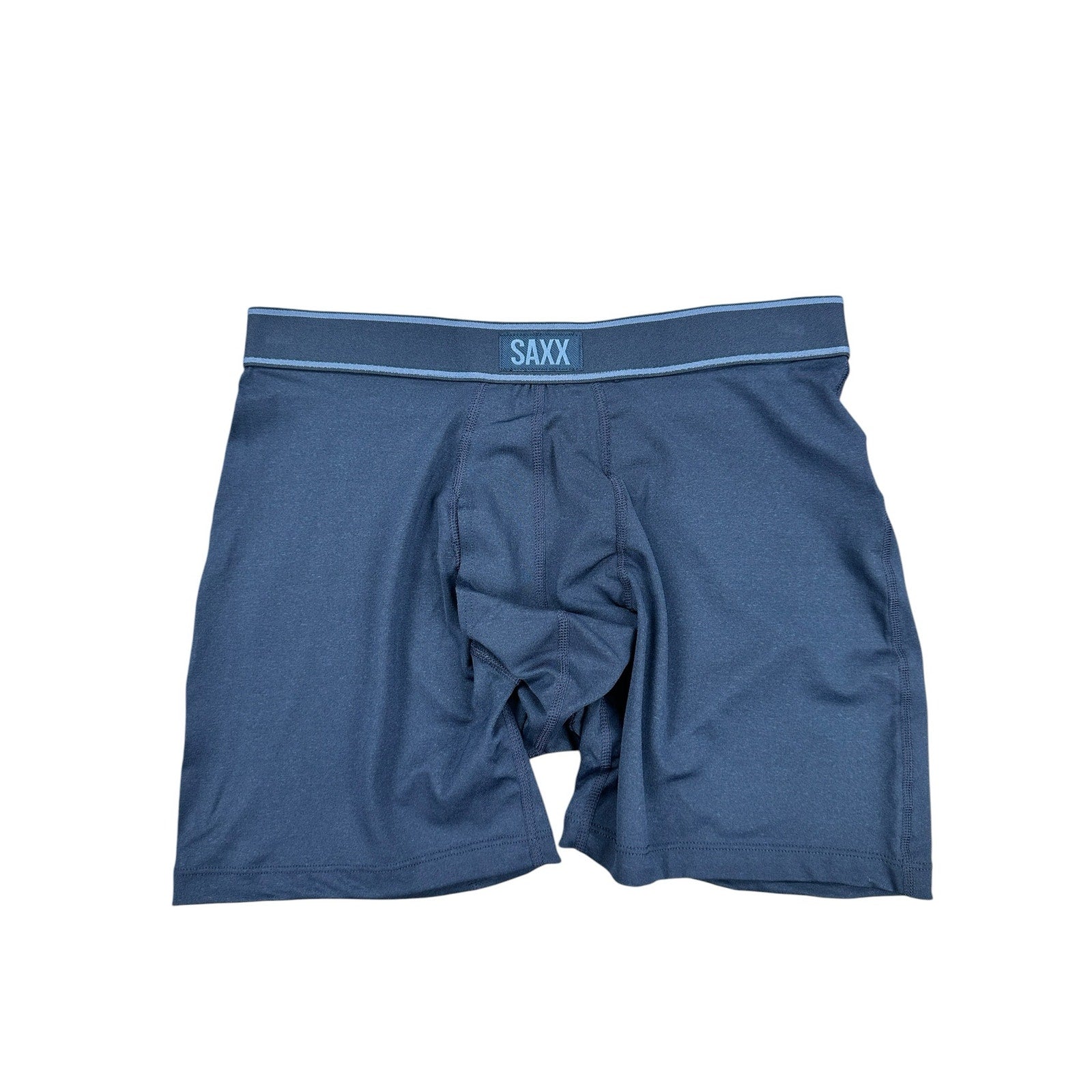 Saxx Daytripper Ball Park Pouch Everyday 5-Inch Boxer Brief 3-Pack in Gray Navy Black — Size Small