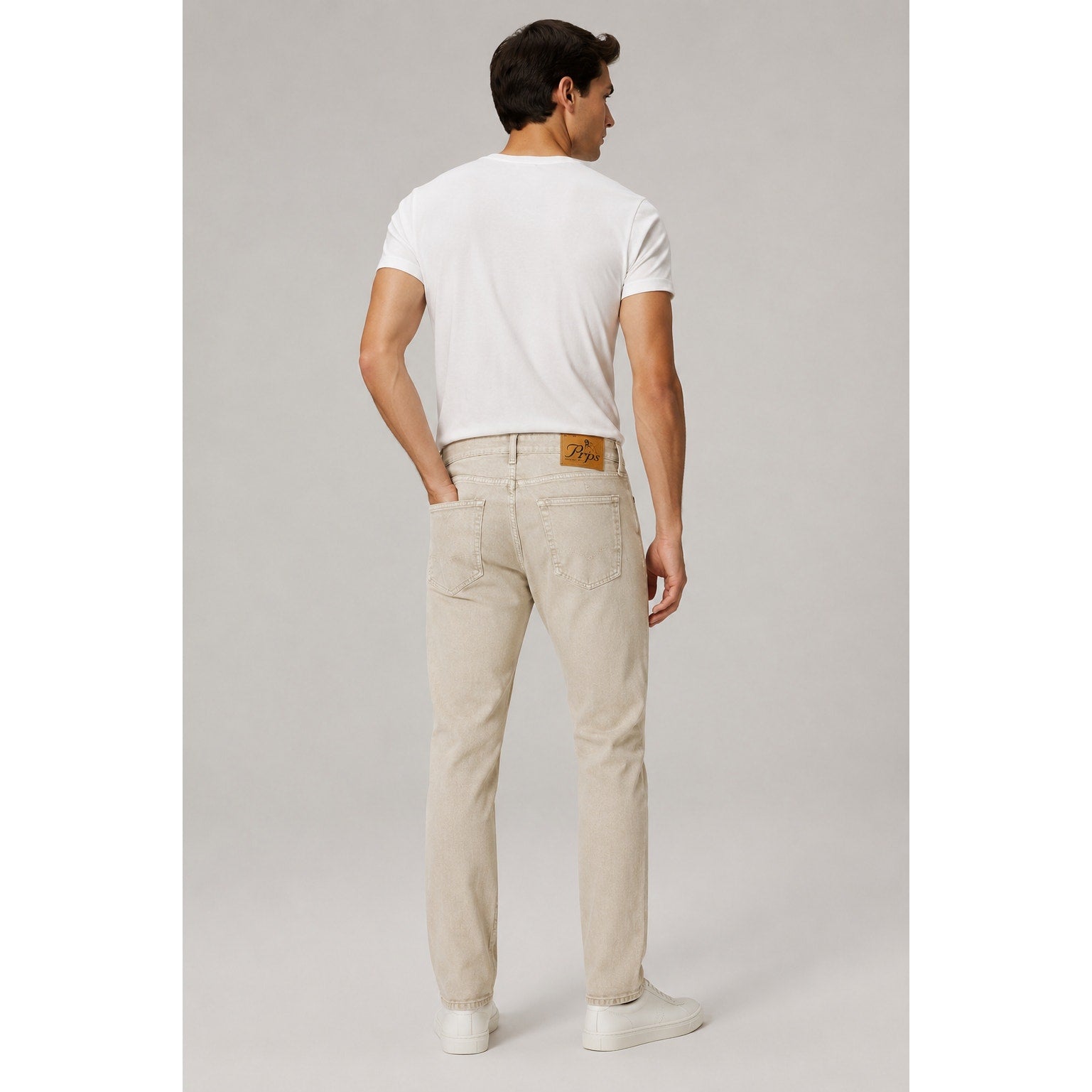 PRPS Le Sabre Beige Slim Straight Jeans - 38