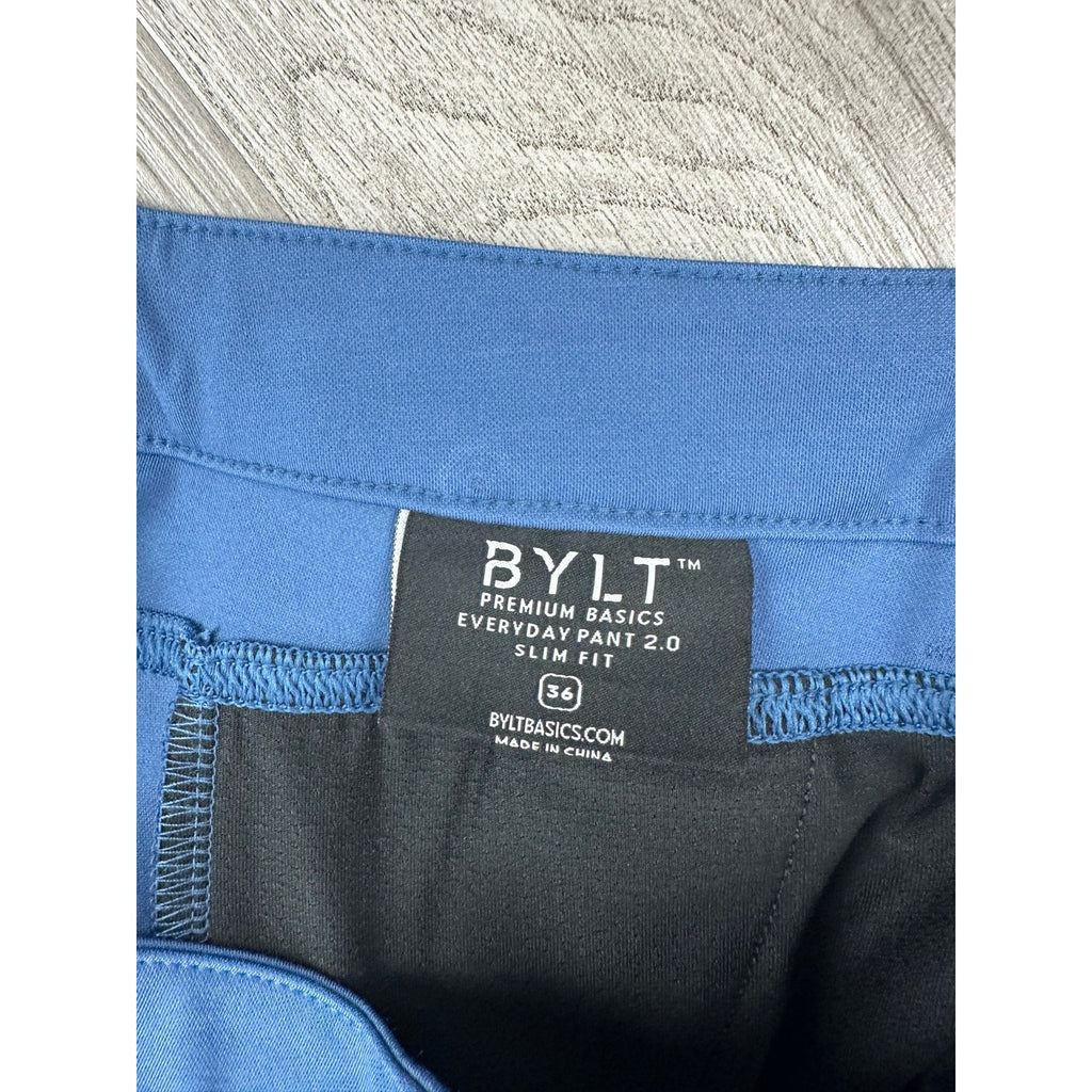 BYLT Everyday Pant 2.0 Performance Chino in Blue — Size 36