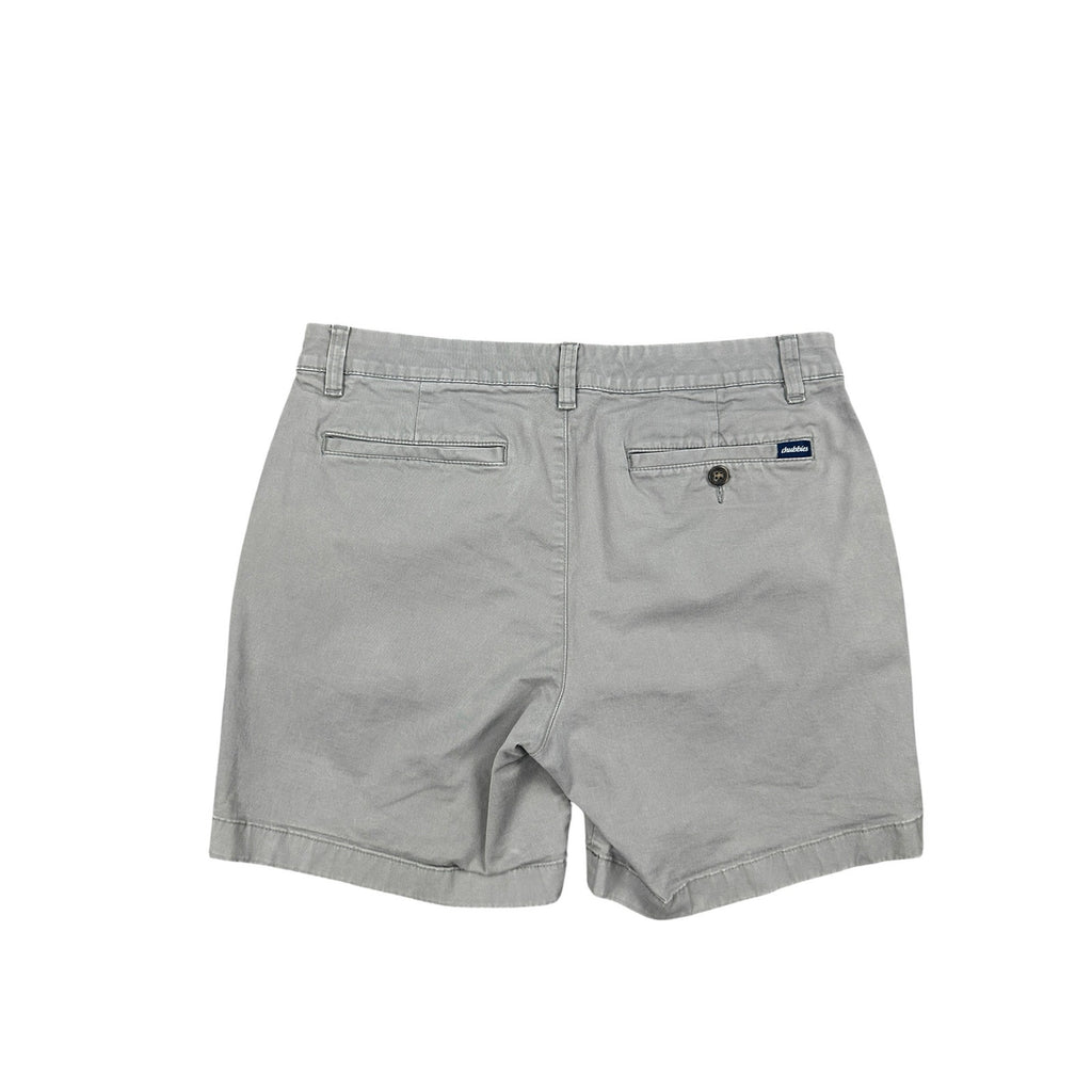 Chubbies The Flat Front Collection Regular Fit 7" Chino Shorts in Taupe Gray — Size 32 // Preowned