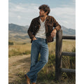 Adriano Goldschmied The Protégé Made in USA Brahms Straight Leg Jeans in Kelly Blue — Size 36x32 // Preowned