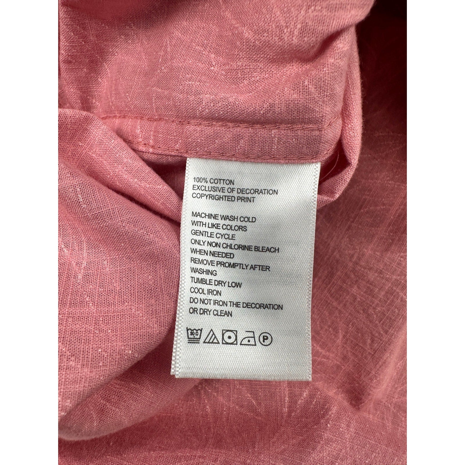 Tommy Bahama Shellrossa Palm Leaf Cotton Short Sleeve Camp Shirt in Hula Pink — Size Large