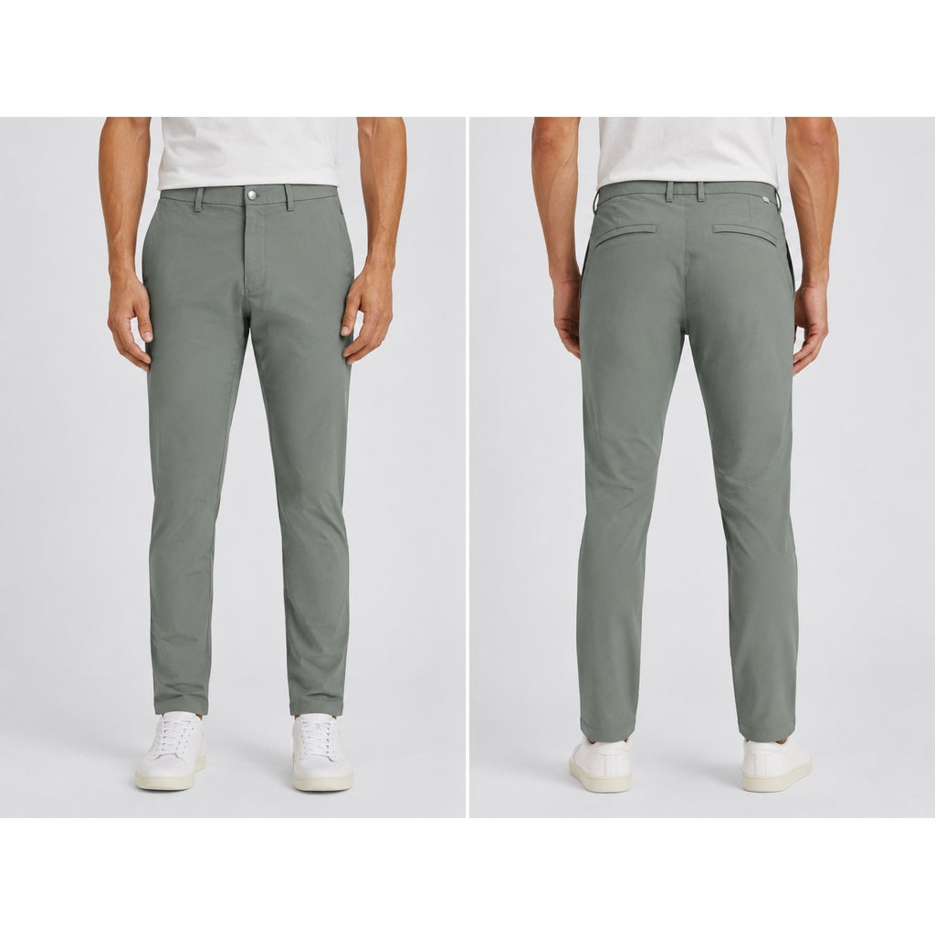 Lululemon ABC Slim Fit 5 Pocket Pants in Sage Gray — Size 33 // Preowned
