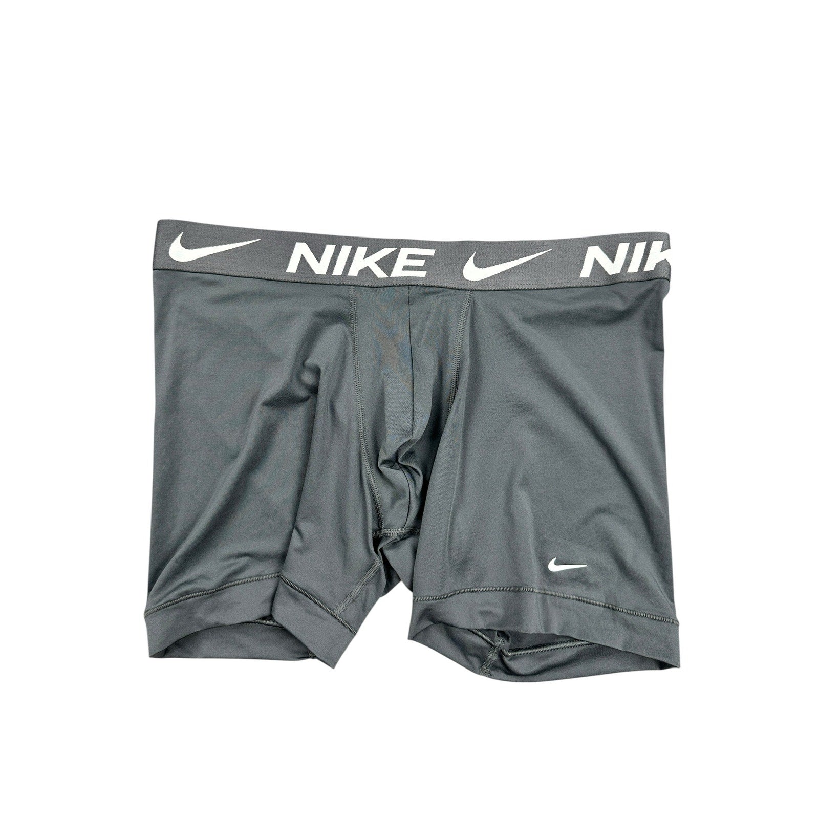 Nike Essential Micro Dri-FIT Boxer Brief 3-Pack in Black Blue Gray — Size Large