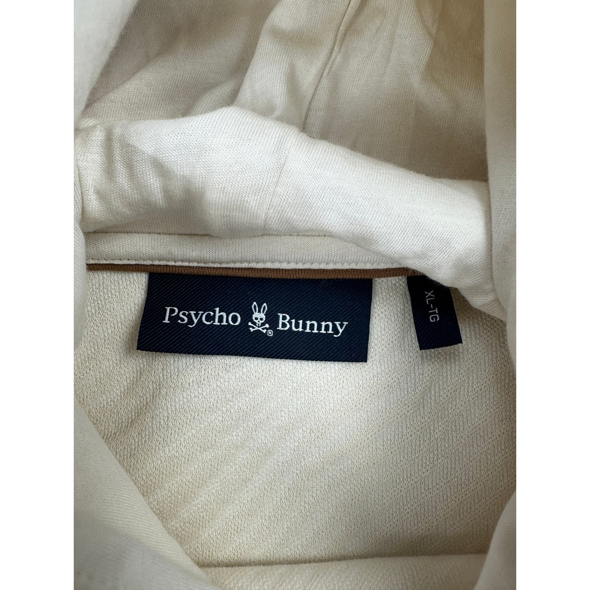 Psycho Bunny Kendrick Textured Pullover Hoodie — Size XL