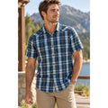 Prana Murdock Slim Fit Plaid Short Sleeve Shirt — Size Medium // Preowned