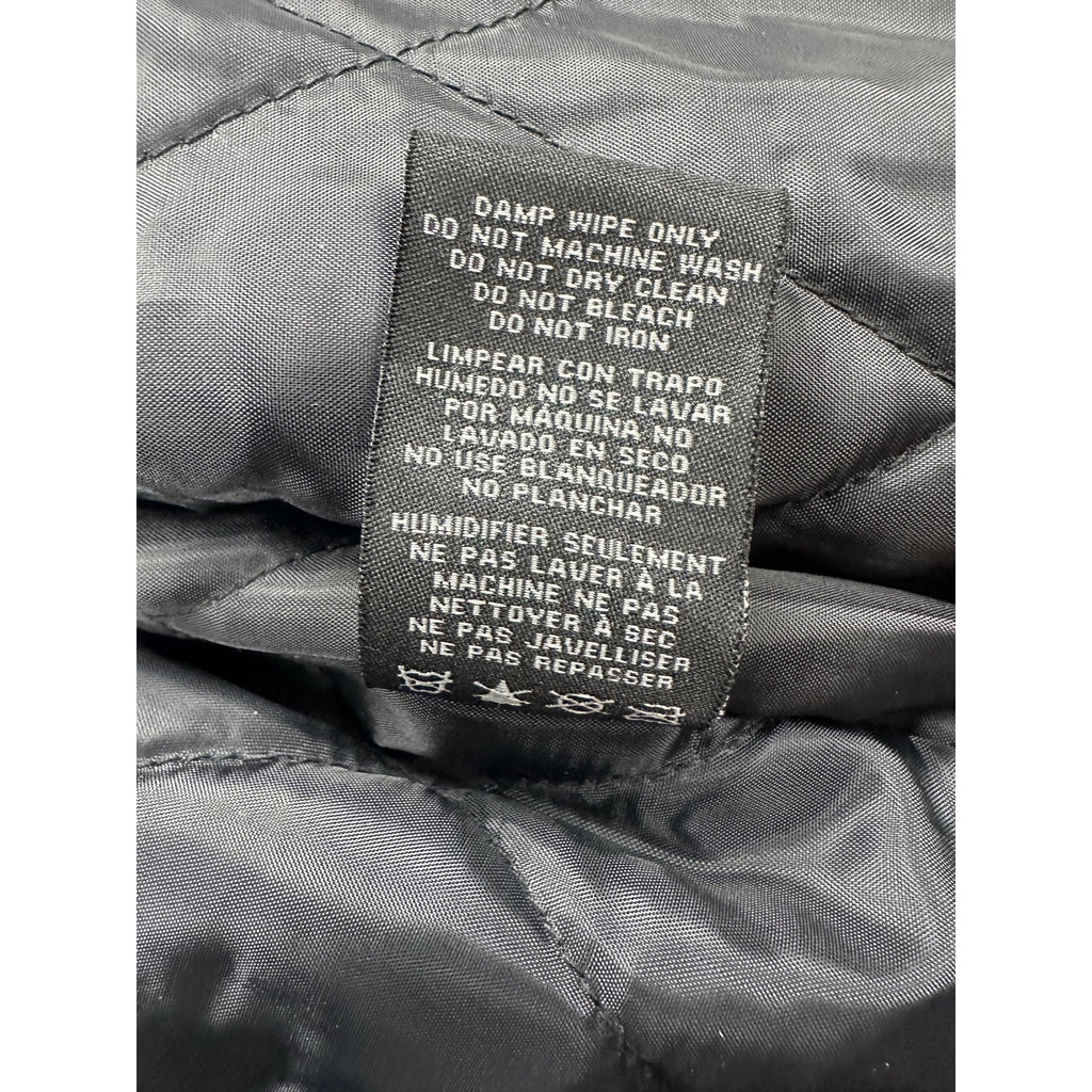 Members Only x Keith Haring Paradise Garage Racing Faux Leather Jacket — Size Medium