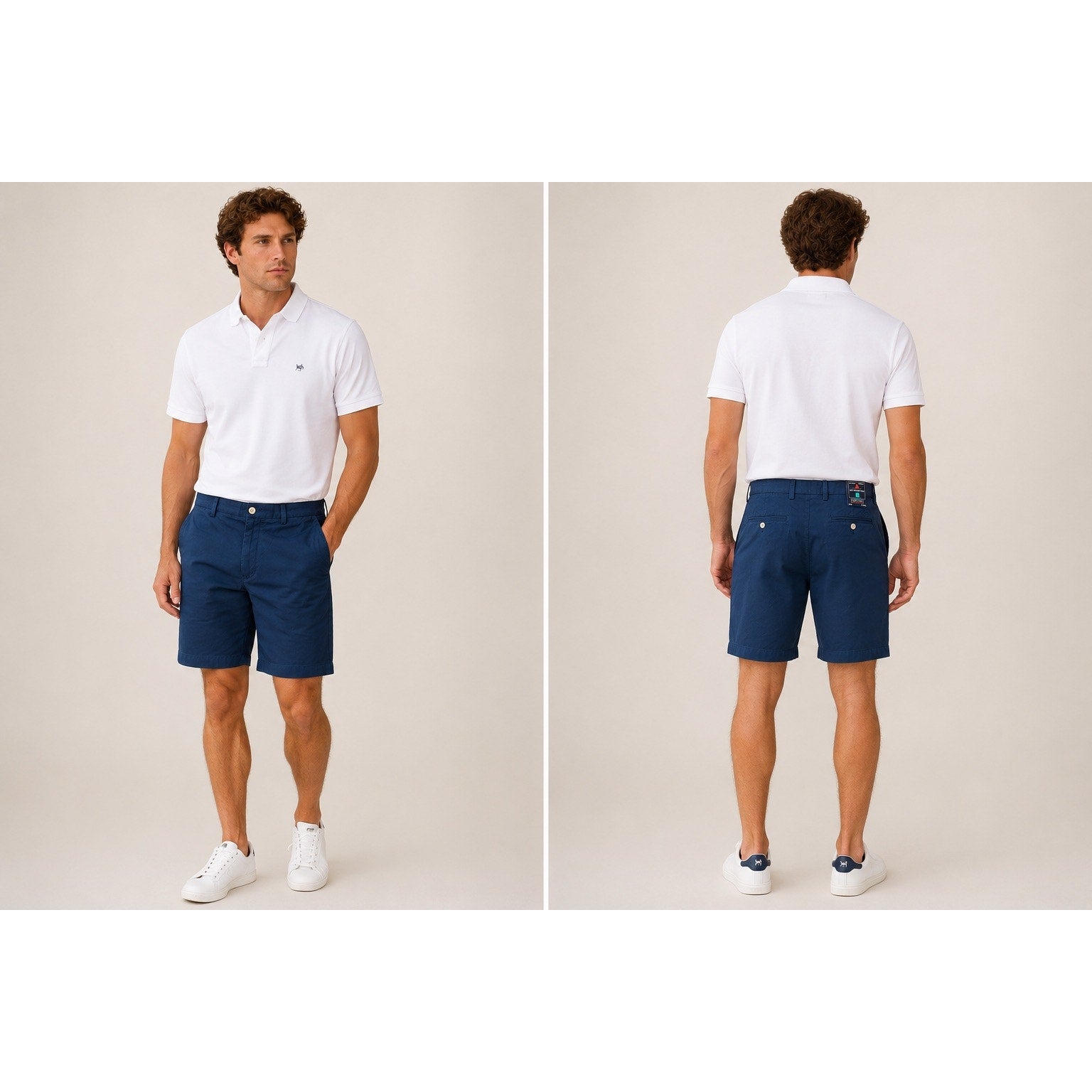 Southern Tide 9-Inch Channel Marker Chino Shorts in Navy — Size 36