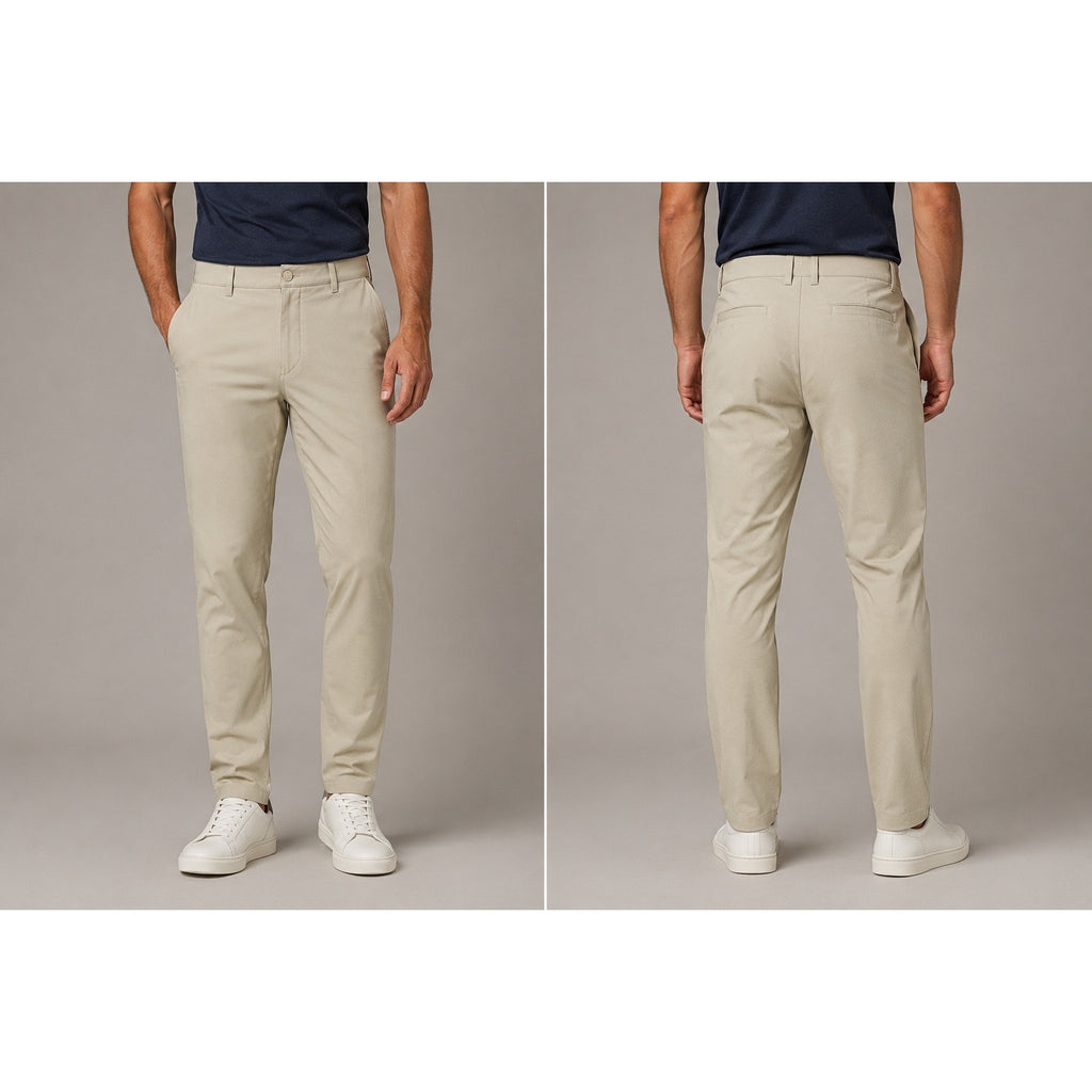 Rhone Coldspell Commuter Slim Performance Pants in Khaki — Size 32x33