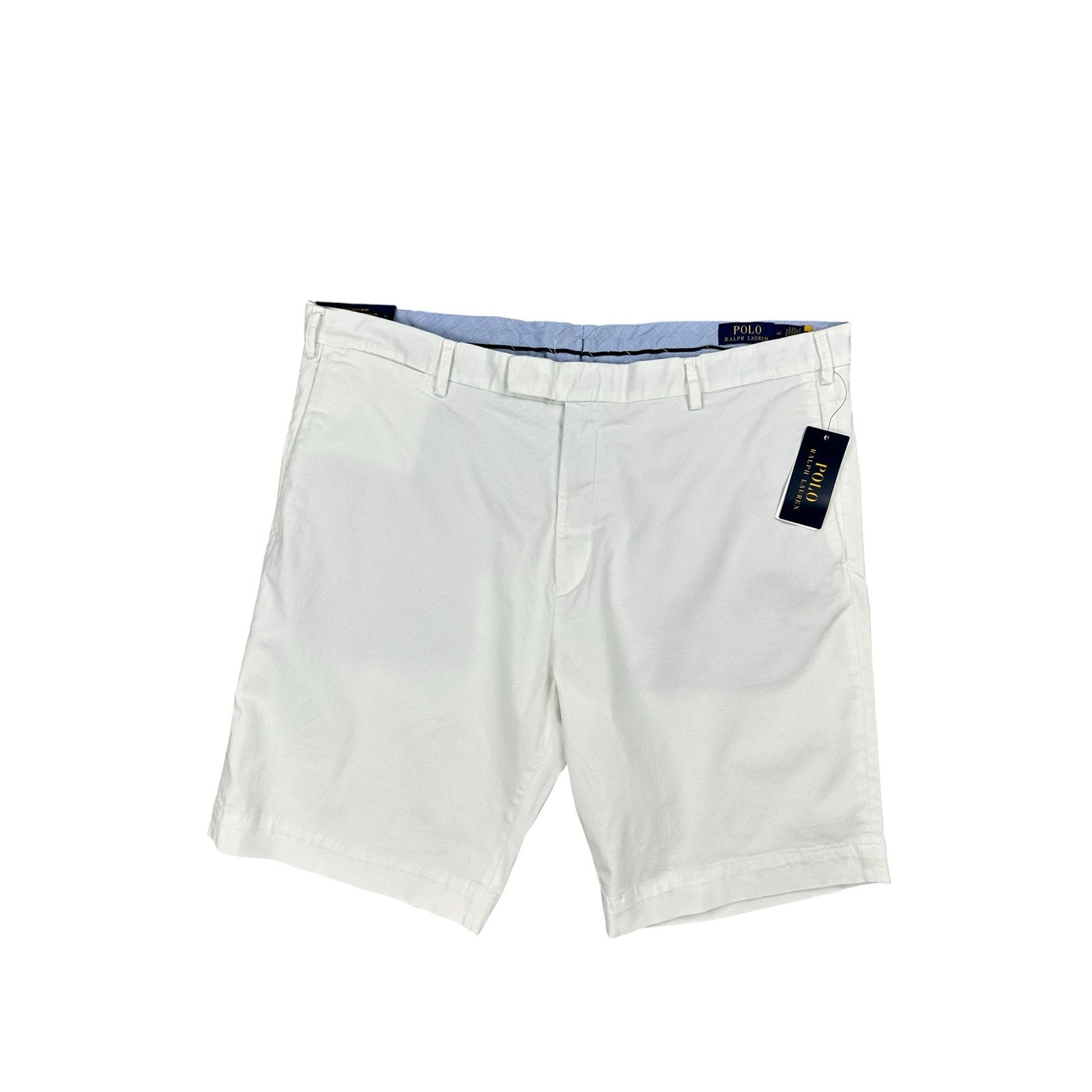 Polo Ralph Lauren Stretch Slim Fit Chino Shorts in White — Size 40