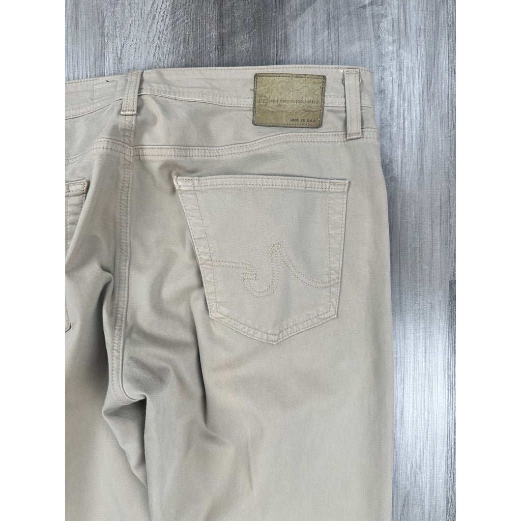 AG Adriano Goldschmied Protégé Straight Leg Pants in Cornsilk — Size 36x34 // Preowned