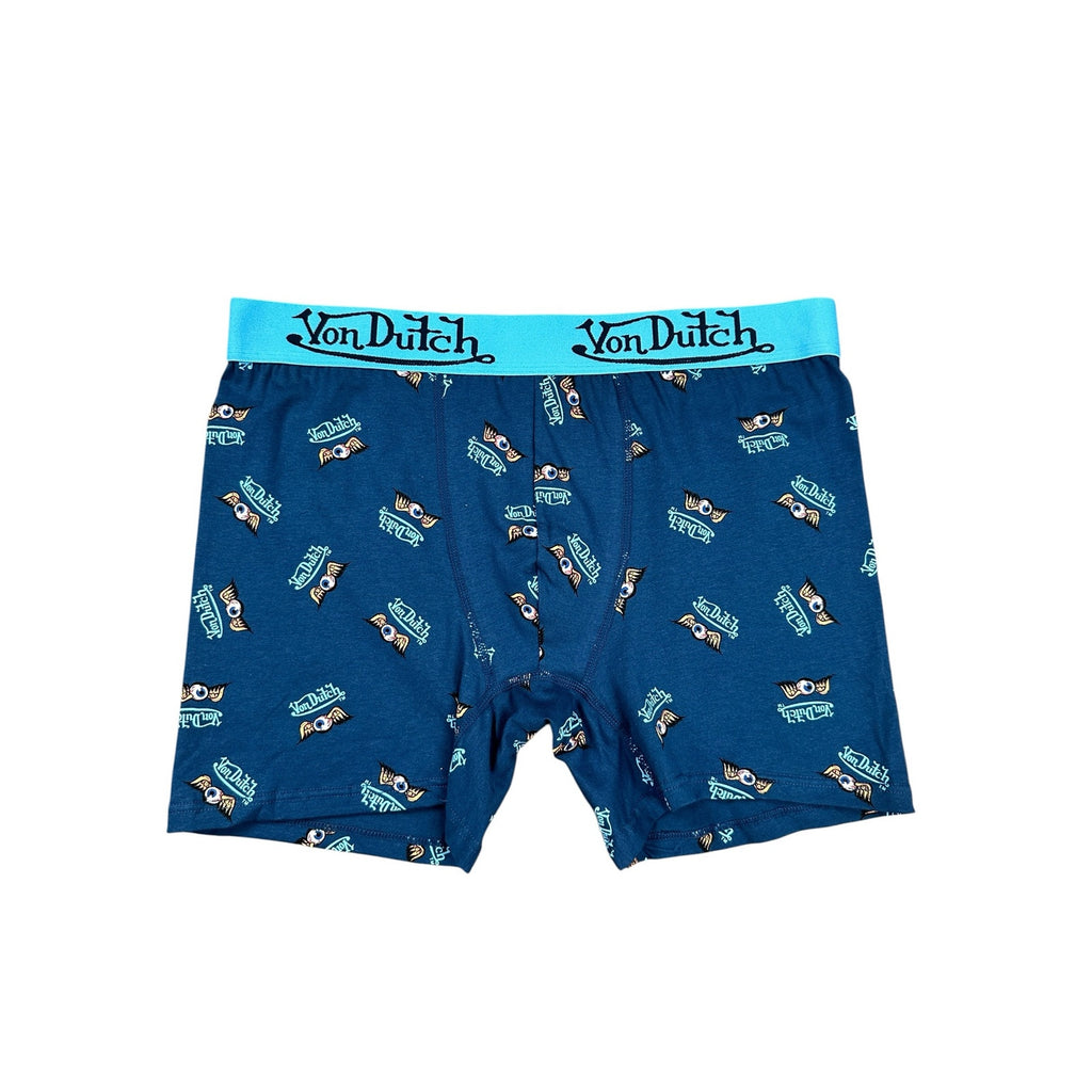 Von Dutch Cotton Stretch Boxer Briefs 4-Pack in Multi Assortment — Size Large
