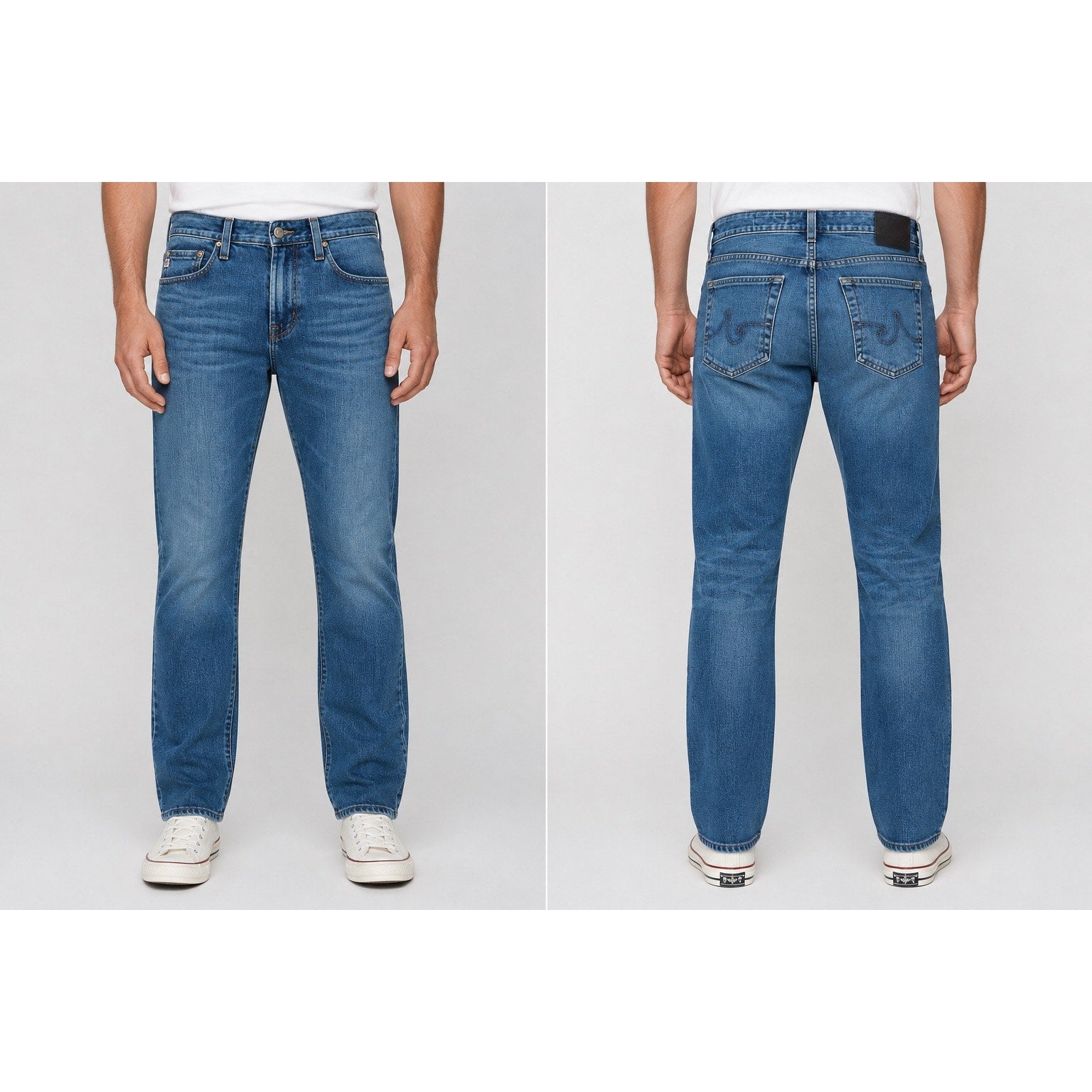 Adriano Goldschmied The Graduate Tailored Leg Denim 360 Jeans in Blue — Size 28x33 // Preowned