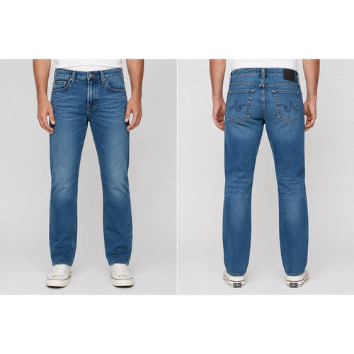 Adriano Goldschmied The Graduate Tailored Leg Denim 360 Jeans in Blue — Size 28x33 // Preowned