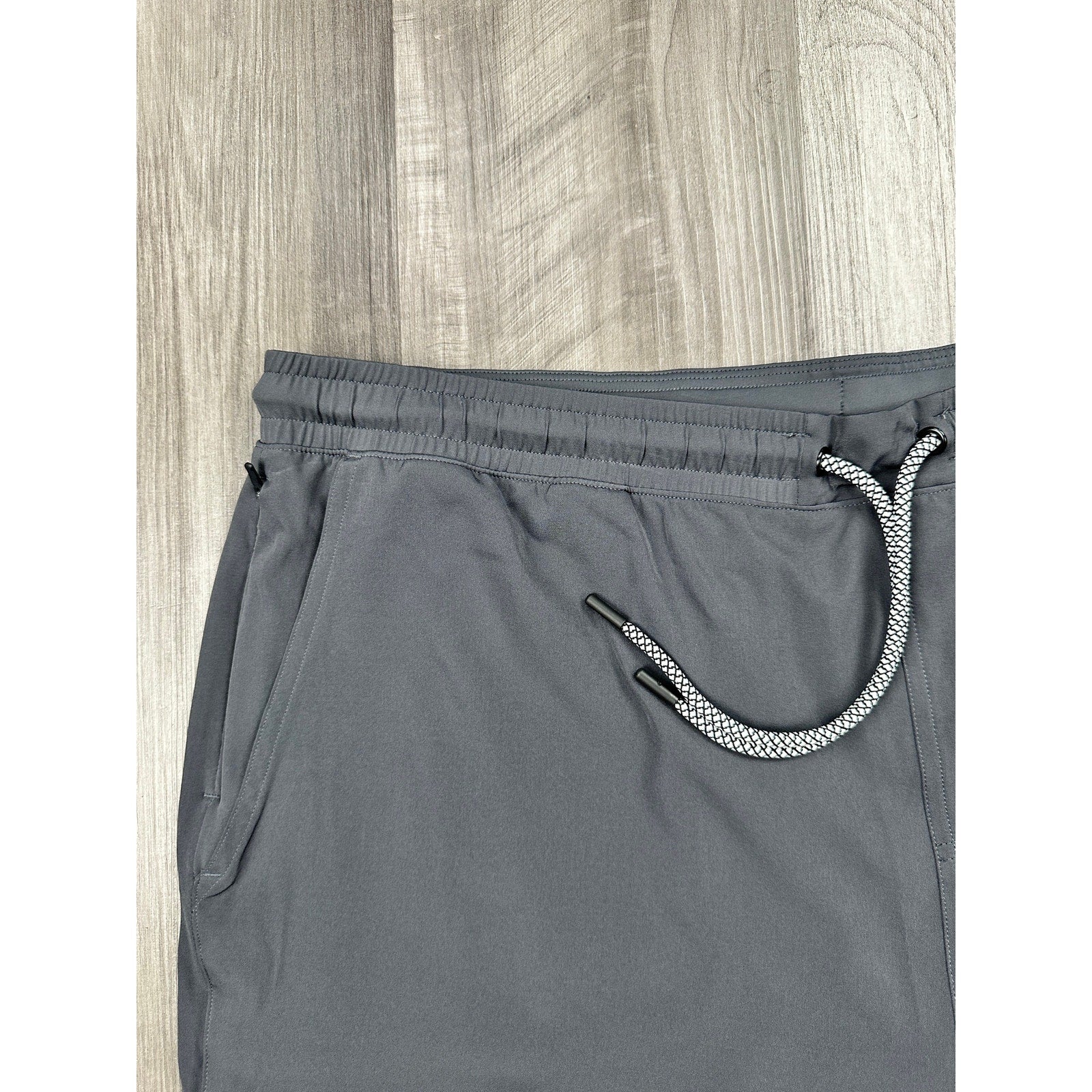 Rhoback The Deadlifts Lined Grit Gym Shorts in Graphite Grey — Size 2XL
