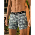 Hurley 6-Inch No Fly Pouch Sweat Wicking Boxer Briefs 5-Pack — Size Small