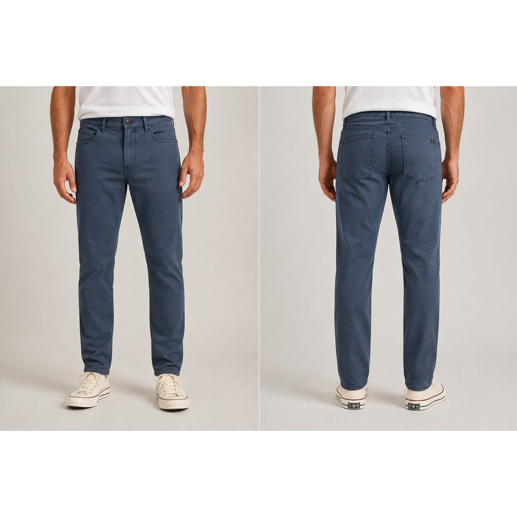 Faherty Reserve Twill 5 Pocket Pants in Navy — Size 33 // Preowned