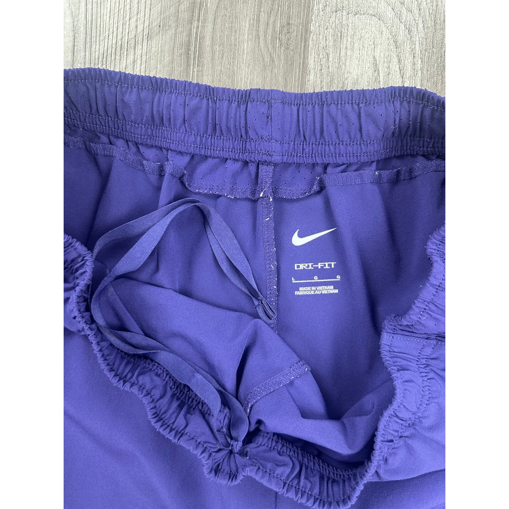 Nike TCU Horned Frogs Dri-FIT On-Field Athletic Shorts in Purple — Size Large // Preowned
