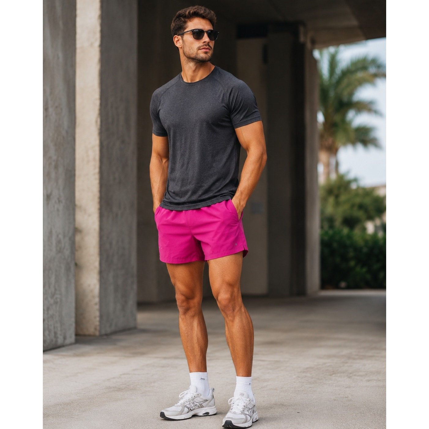 Lululemon Pace Breaker Linerless 5" Shorts in Dramatic Magenta — Size XL // Preowned