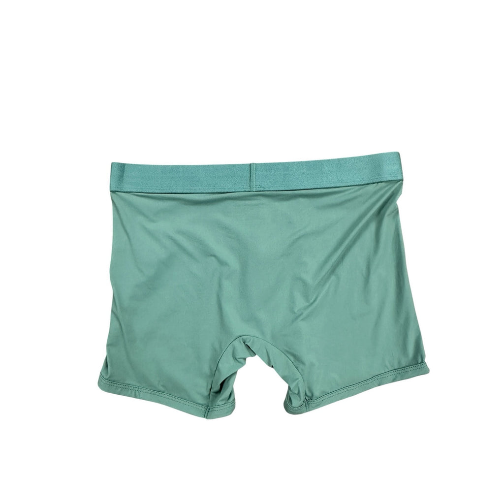 Calvin Klein Microfiber Stretch Contour Boxer Brief 3-Pack in Blue Green Black — Size Small
