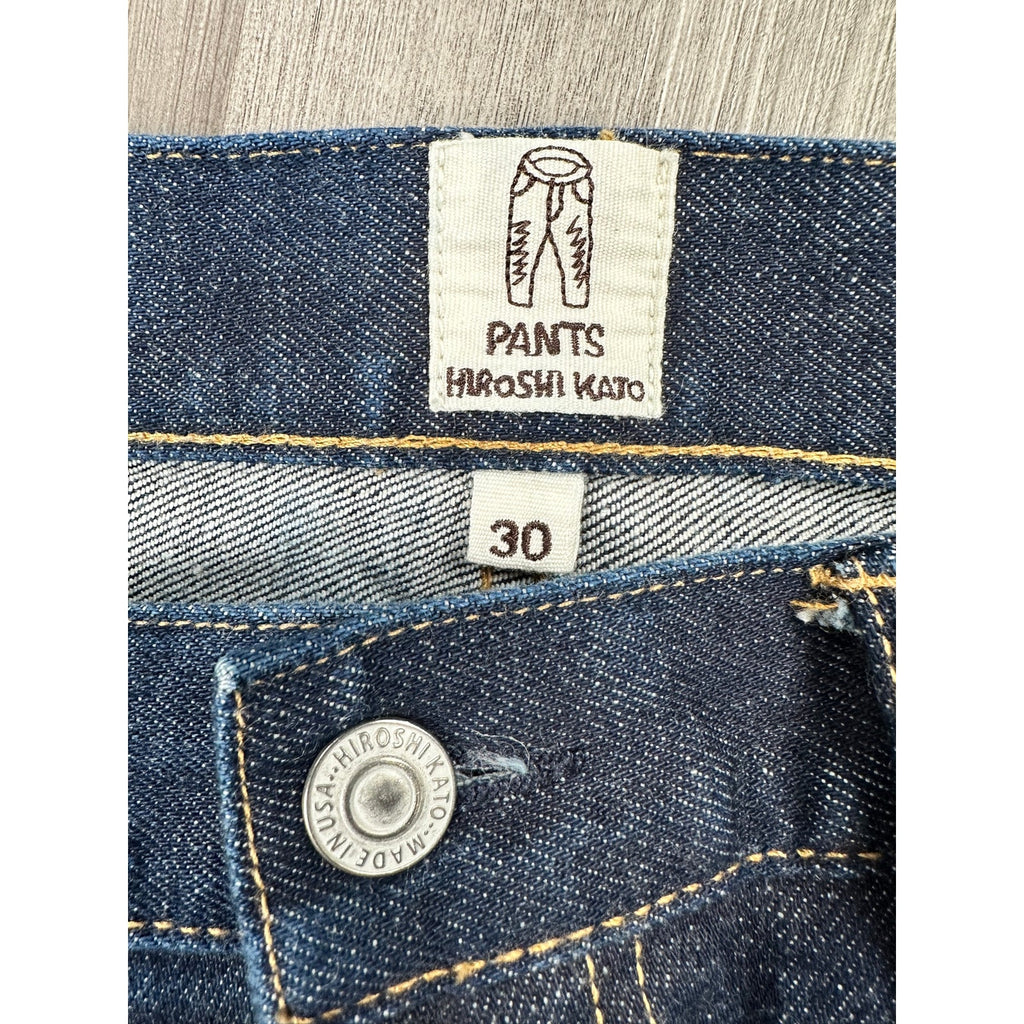 Hiroshi Kato The Pen Slim Japanese Selvedge Raw Jeans — Size 30 // Preowned