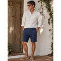 AG Adriano Goldschmied Griffin Relaxed Chino Shorts in Navy — Size 34R // Preowned