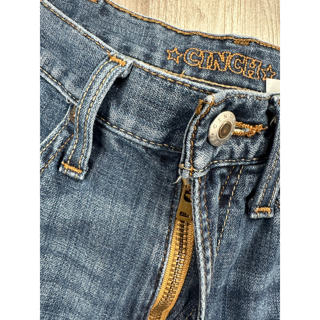 Cinch Silver Label Slim Straight Jeans in Dark Stone Blue — Size 31x32 // Preowned