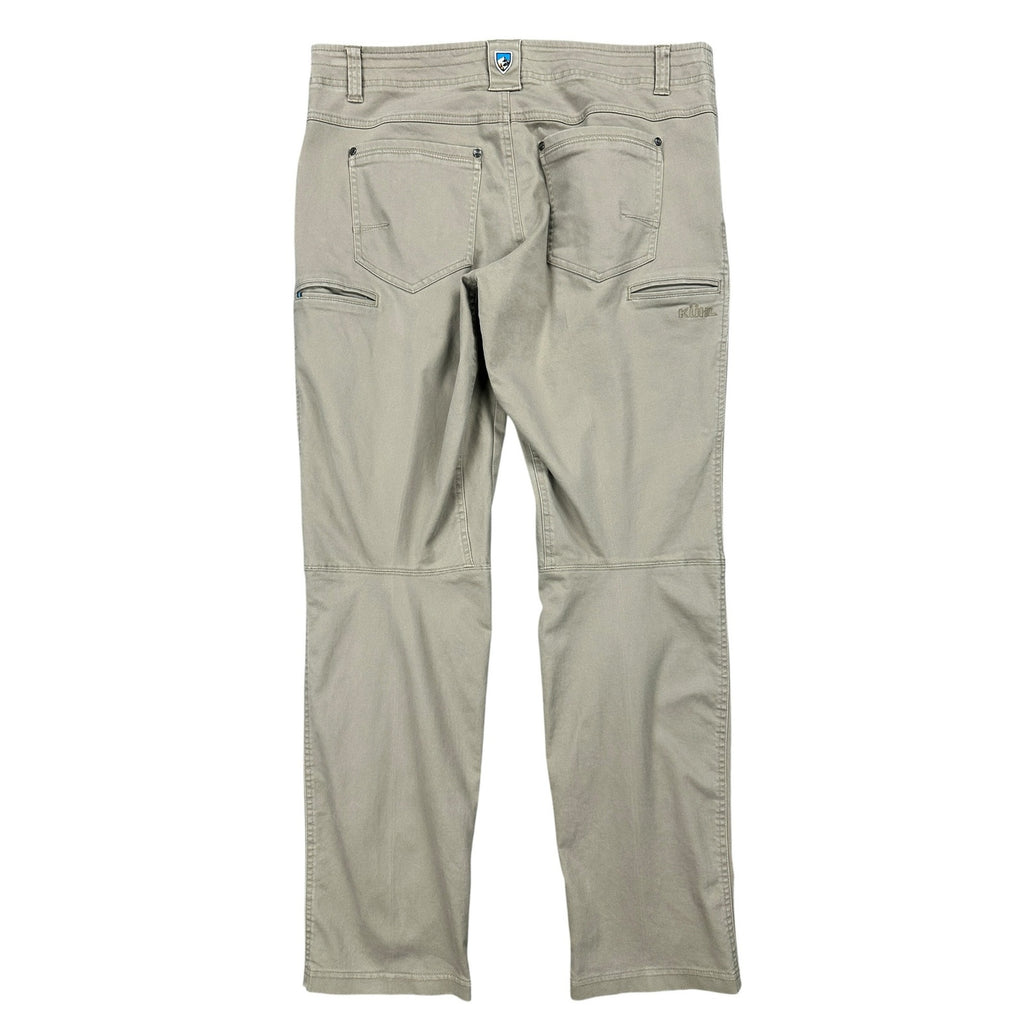 Kuhl Revolt Sweat Pant Performance Chino Pants in Khaki — Size 35x32 // Preowned