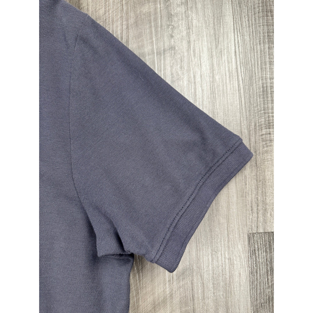 Cuts Clothing Prestige Curve Hem Polo in Grey — Size Medium // Preowned