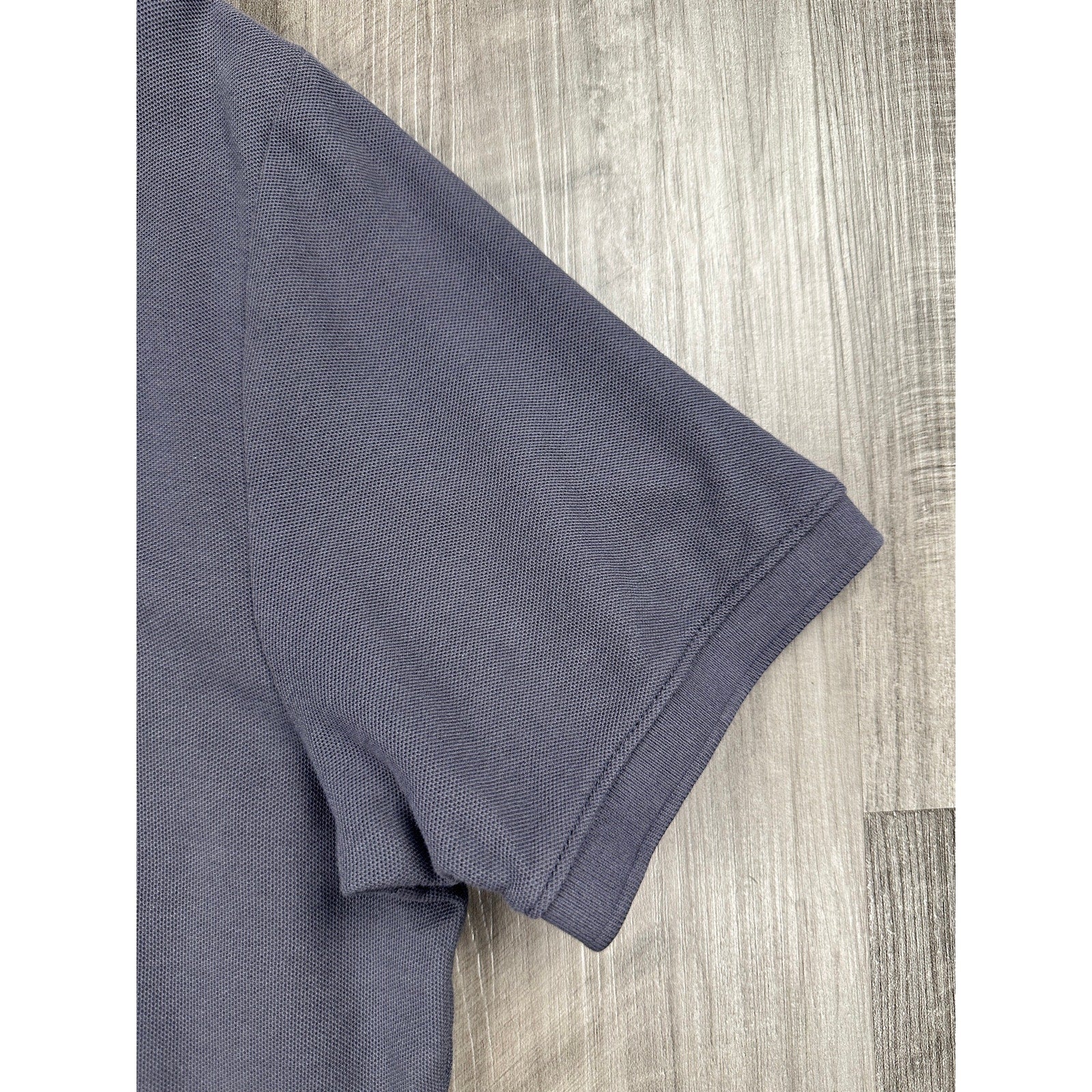 Cuts Clothing Prestige Curve Hem Polo in Grey — Size Medium // Preowned