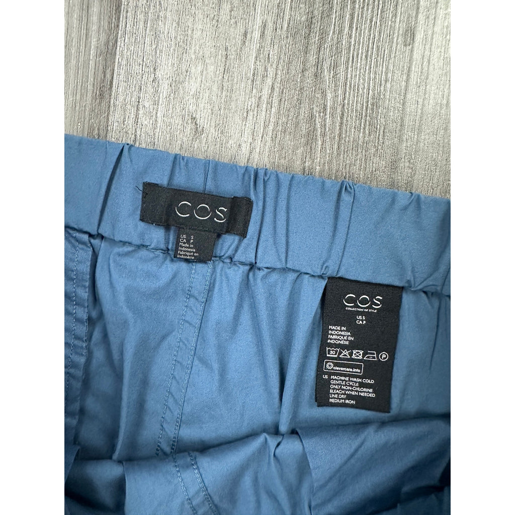 COS Fargo Lightweight Cotton Blend Elasticated Drawstring Trouser Joggers — Size Small // Preowned